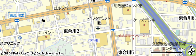 トライプラス　東合川校周辺の地図