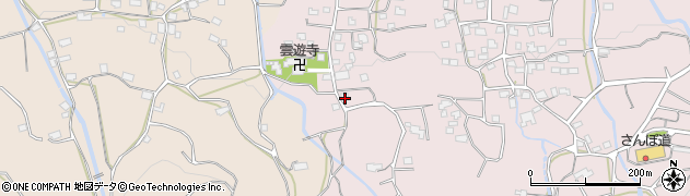 福岡県久留米市田主丸町地徳1925周辺の地図