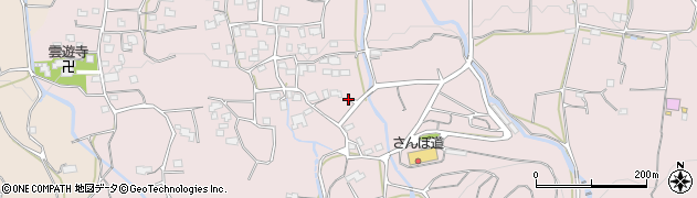 福岡県久留米市田主丸町地徳2257周辺の地図