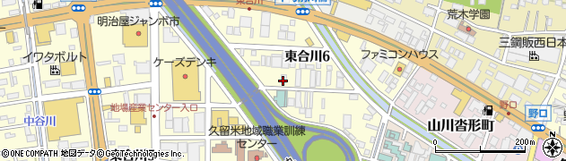 大井産業株式会社久留米営業所周辺の地図