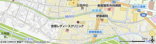 日田カトリック教会周辺の地図