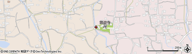 福岡県久留米市田主丸町地徳1856周辺の地図
