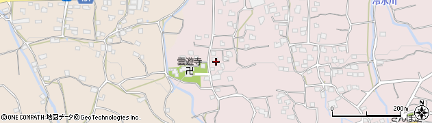 福岡県久留米市田主丸町地徳1942周辺の地図
