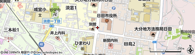 市役所前周辺の地図