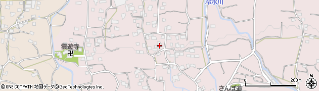 福岡県久留米市田主丸町地徳2170周辺の地図