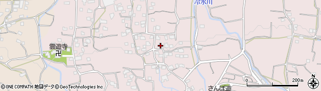 福岡県久留米市田主丸町地徳2285周辺の地図