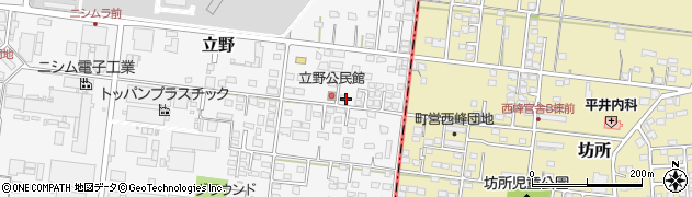 佐賀県神埼郡吉野ヶ里町立野周辺の地図