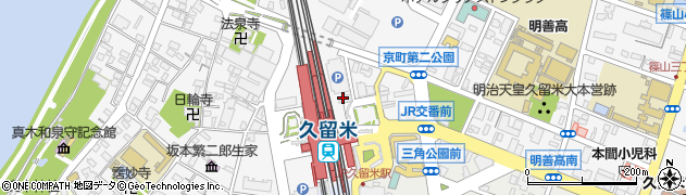 ＡＲＵＨＩ　久留米店周辺の地図