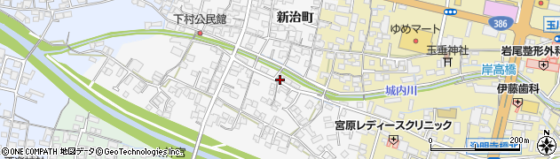 大分県日田市新治町289周辺の地図