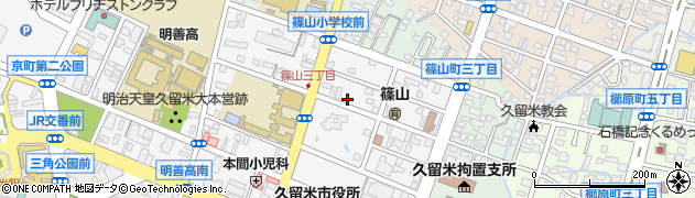 福岡県公共嘱託登記土地家屋調査士協会（公益社団法人）南部事務所周辺の地図