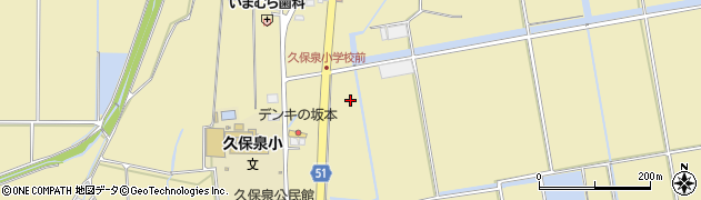佐賀県佐賀市久保泉町周辺の地図