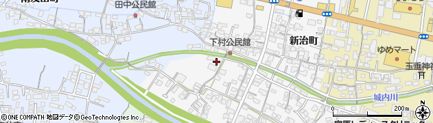 大分県日田市新治町224周辺の地図