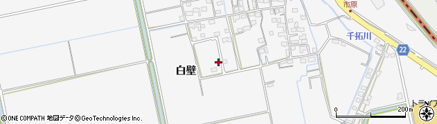 佐賀県三養基郡みやき町白壁1228周辺の地図