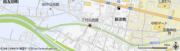 大分県日田市新治町302周辺の地図