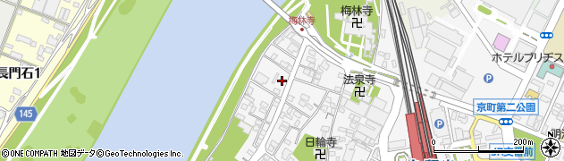 京町第3公園周辺の地図