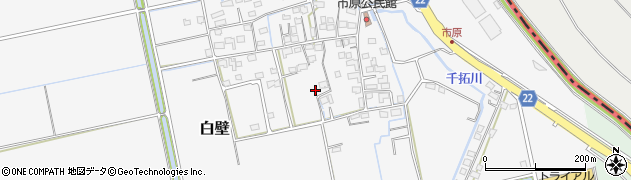 佐賀県三養基郡みやき町白壁1163周辺の地図