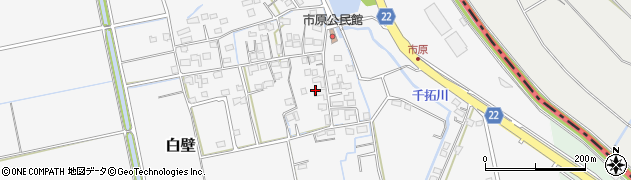 佐賀県三養基郡みやき町白壁1120周辺の地図