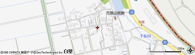 佐賀県三養基郡みやき町白壁1185周辺の地図