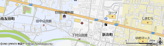 大分県日田市新治町312周辺の地図