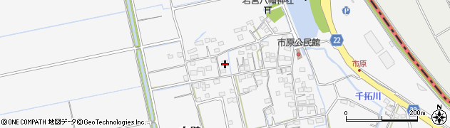 佐賀県三養基郡みやき町白壁1252周辺の地図