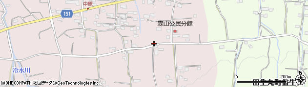 福岡県久留米市田主丸町地徳3135周辺の地図