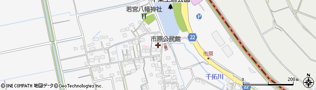 佐賀県三養基郡みやき町白壁1079周辺の地図