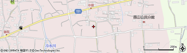 福岡県久留米市田主丸町地徳2726周辺の地図