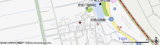 佐賀県三養基郡みやき町白壁1180周辺の地図