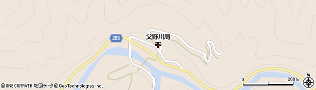 父野川郵便局周辺の地図