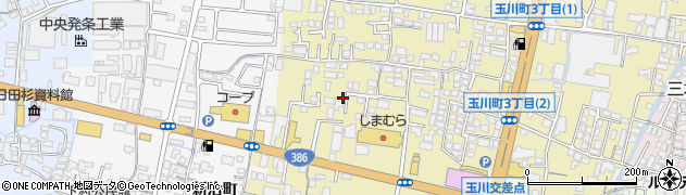 大分県日田市十二町周辺の地図