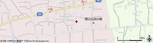 福岡県久留米市田主丸町地徳3155周辺の地図