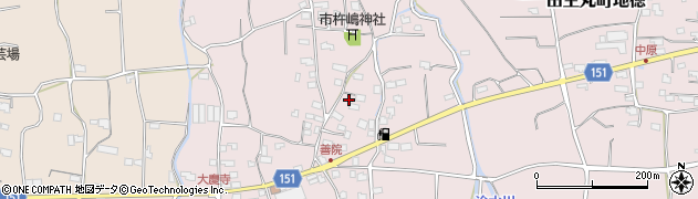 福岡県久留米市田主丸町地徳2125周辺の地図