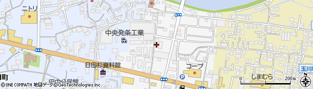 大分県日田市新治町488周辺の地図