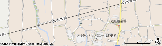 福岡県久留米市田主丸町竹野1299周辺の地図