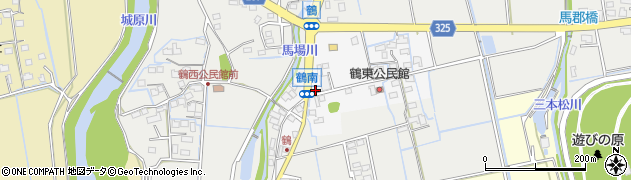 佐賀県神埼市鶴東周辺の地図