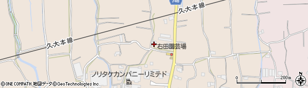 福岡県久留米市田主丸町竹野1015周辺の地図