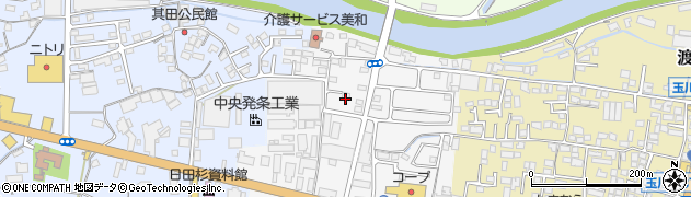 大分県日田市新治町507周辺の地図
