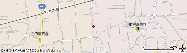 福岡県久留米市田主丸町地徳1811周辺の地図