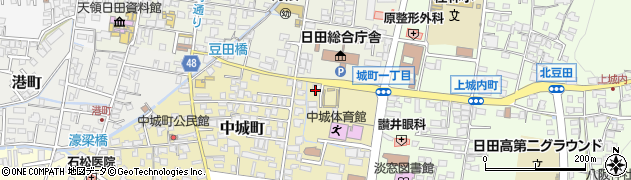 ワミレスウインズサロン日田周辺の地図