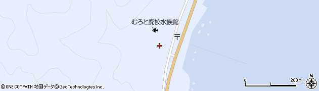 高知県室戸市周辺の地図
