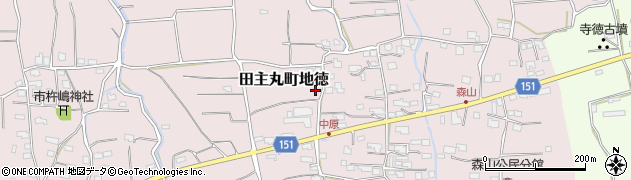 福岡県久留米市田主丸町地徳2662周辺の地図