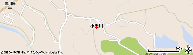 佐賀県伊万里市黒川町（小黒川）周辺の地図