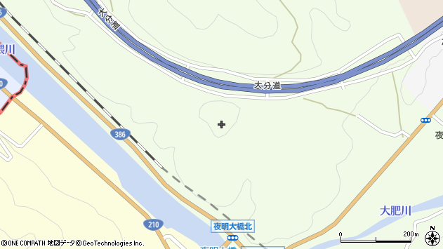〒877-1112 大分県日田市夜明中町の地図