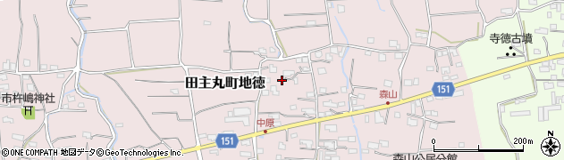 福岡県久留米市田主丸町地徳2930周辺の地図