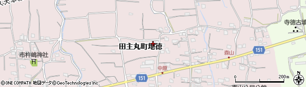 福岡県久留米市田主丸町地徳2659周辺の地図
