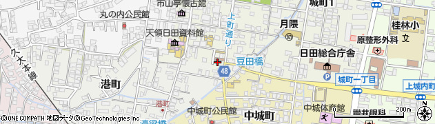 日田豆田郵便局 ＡＴＭ周辺の地図