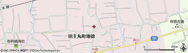 福岡県久留米市田主丸町地徳985周辺の地図