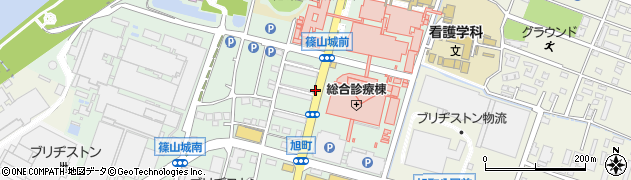 大学病院周辺の地図