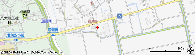 佐賀県三養基郡みやき町白壁232周辺の地図