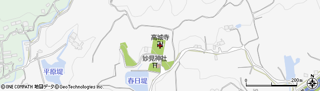 高城寺周辺の地図